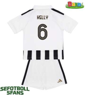 Juventus Lloyd Kelly #6 Hemmaställ Barn 2026-27 Kortärmad (+ Korta byxor)